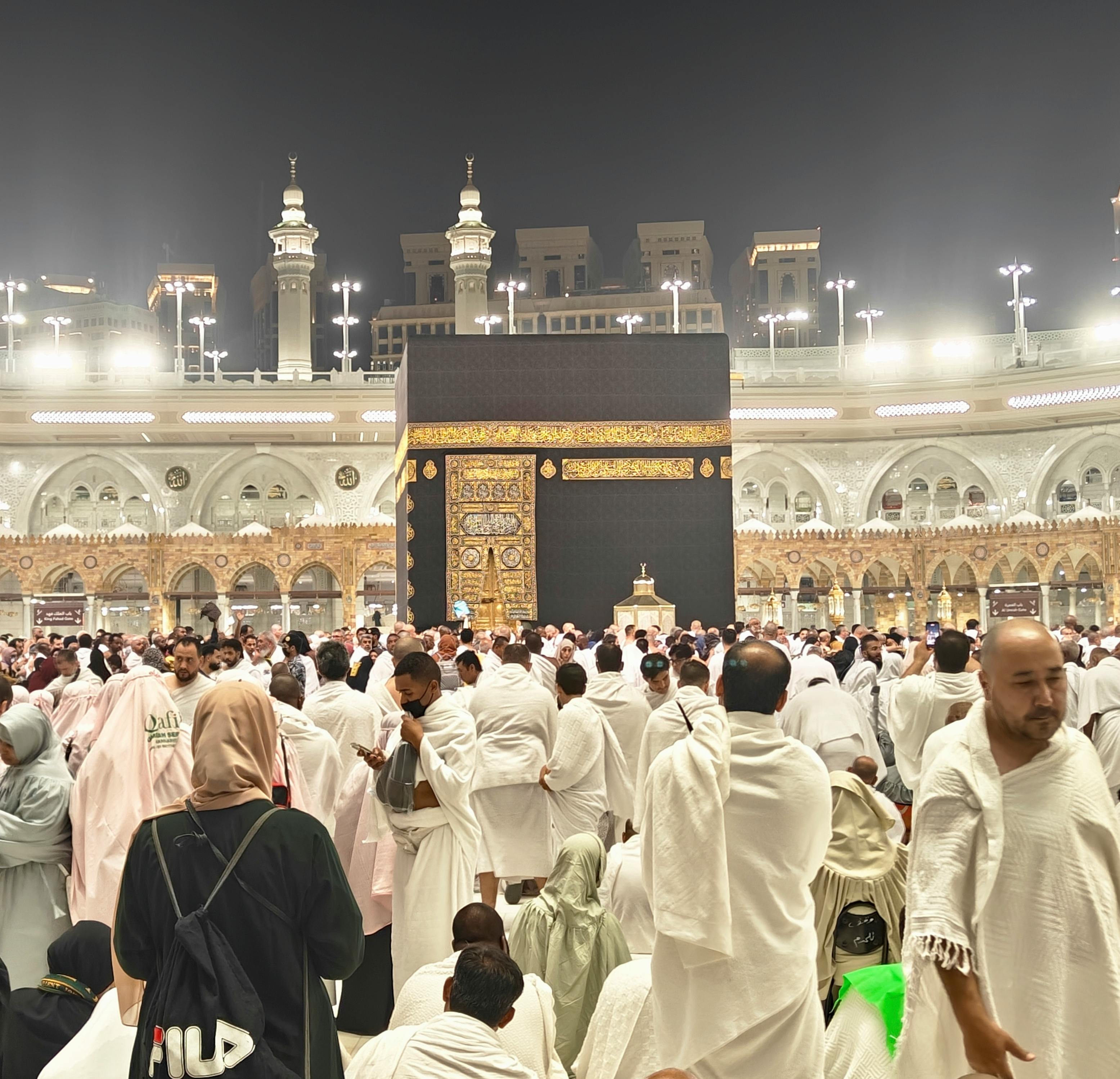Pilgrims at Masjid al-Haram